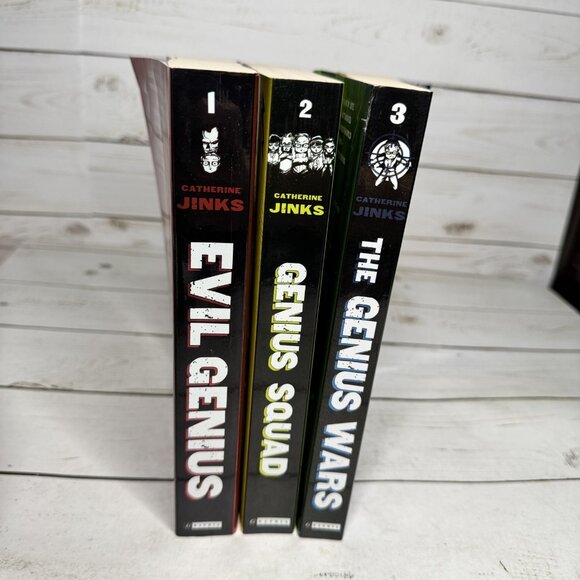 Catherine Jinks Evil Genius Genius Squad Genius Wars Books Lot 3 Kids YA Fiction - Picture 5 of 16
